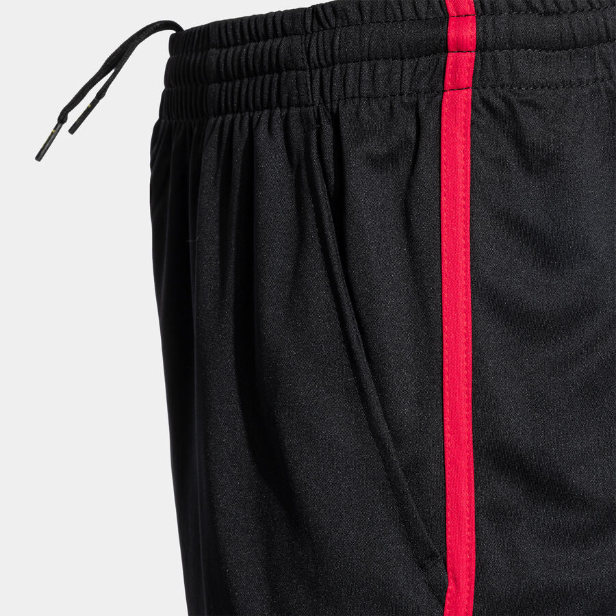 Bermuda uomo Open III nero rosso