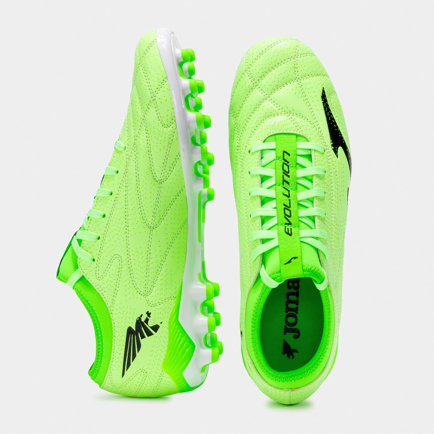 Scarpe calcio Evolution 25 erba artificiale AG verde fluorescente