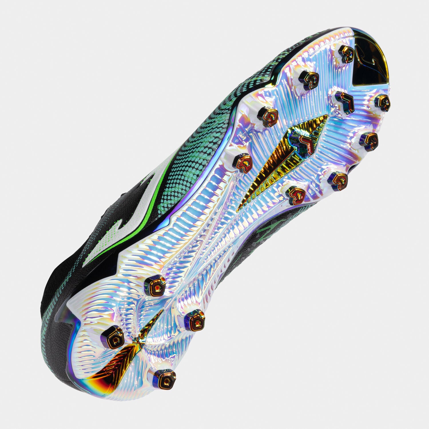 Scarpe calcio Striker Top 25 terreno solido FG nero verde